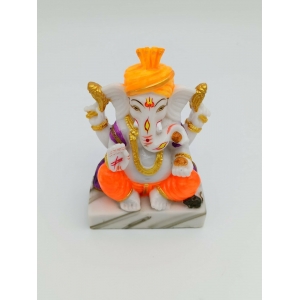 Ganesh Ganpati Idol/murti marble touch 
